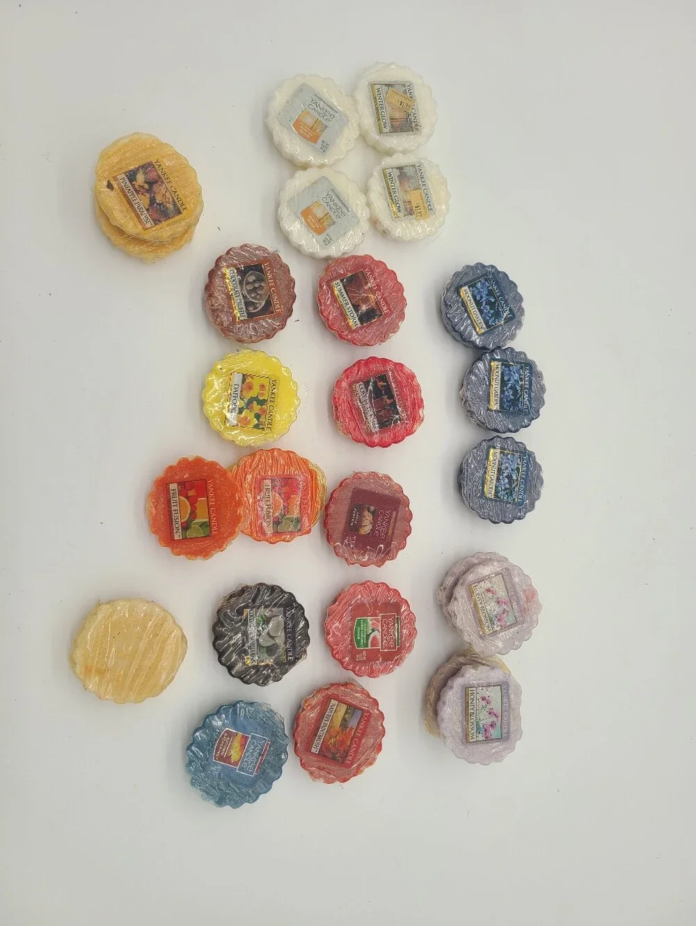 Vintage Yankee Candle Wax Tarts Lot 25 Retired Sealed HTF Scents